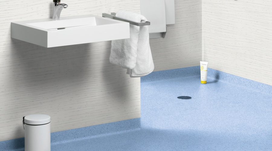 Tarasafe H2O Blue Wetroom Sports Flooring